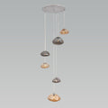Blown Glass Double Height LED Chandelier