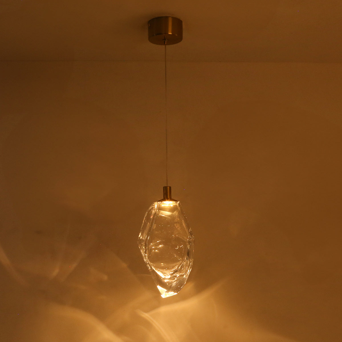 Buy Bold Clear Crystal LED Pendant Light Interior Lights