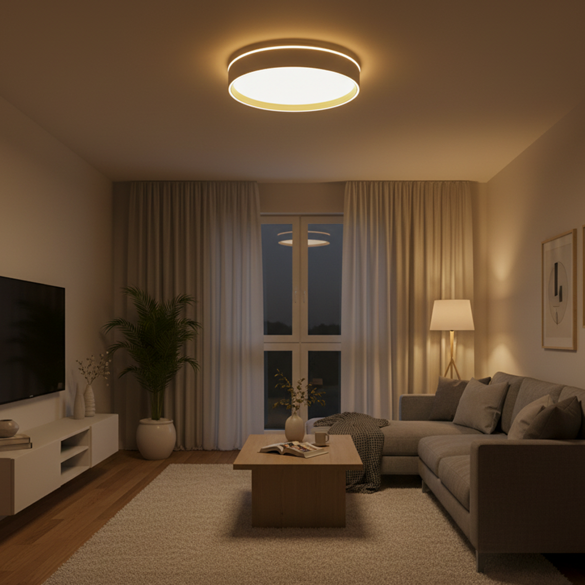 Buy Bright Sun 400mm (3 Colour) LED Chandelier - Ceiling Light Kitchen