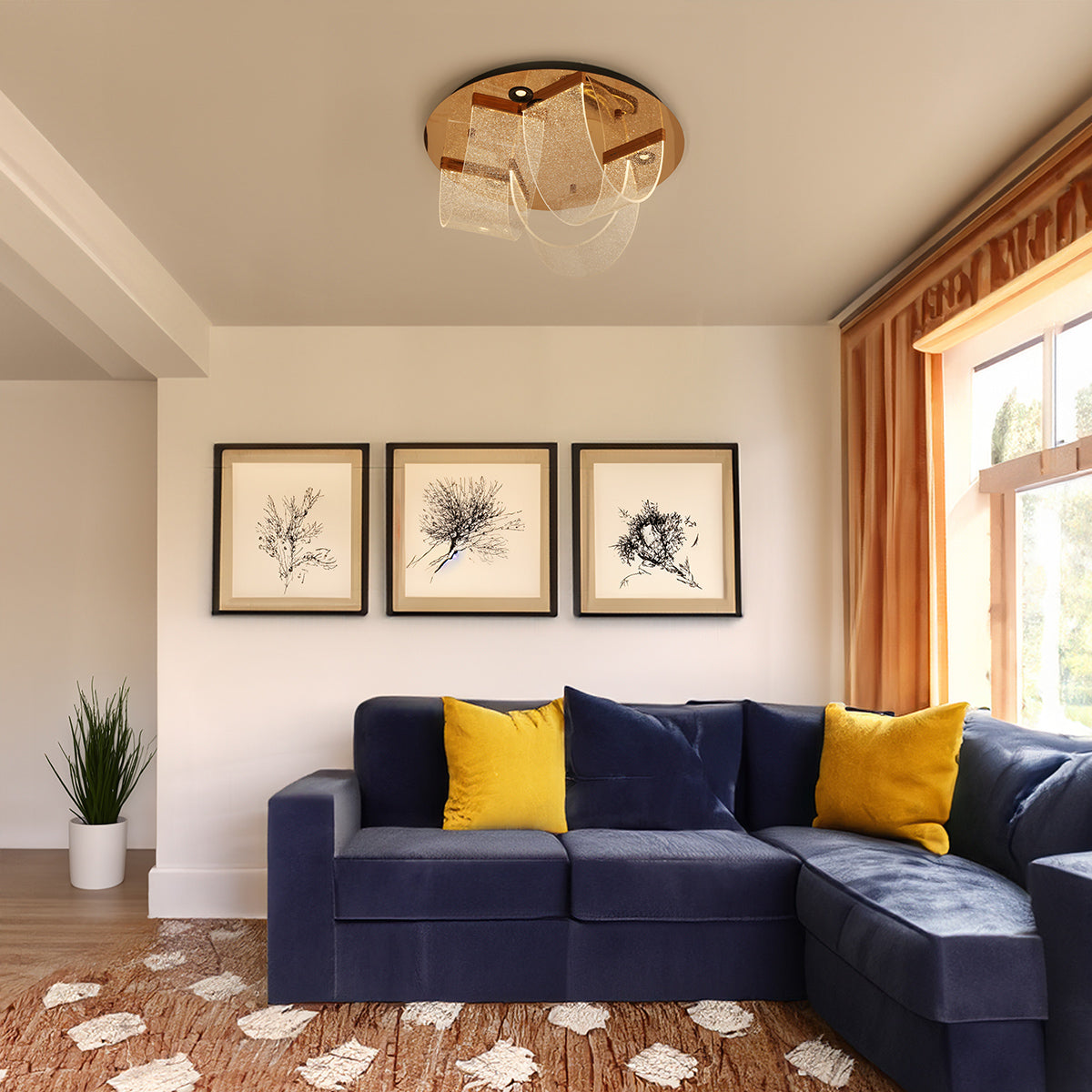 Buy Bring it On (Smart &amp; Dimmable) LED Chandelier Living Room