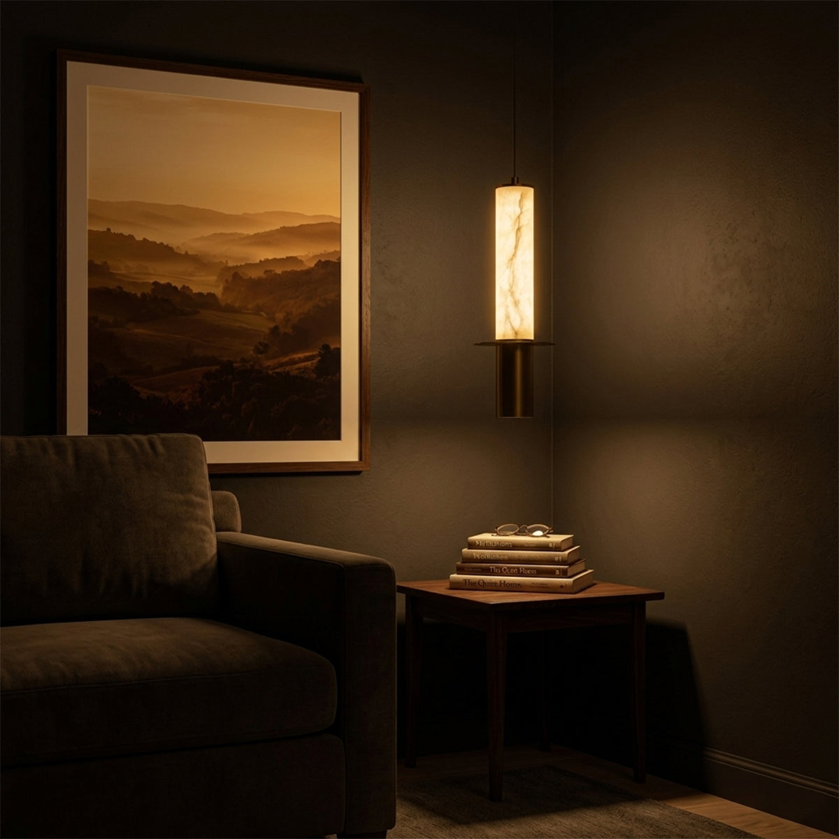 Buy Broken Dreams Marble LED Pendant Light livingroom