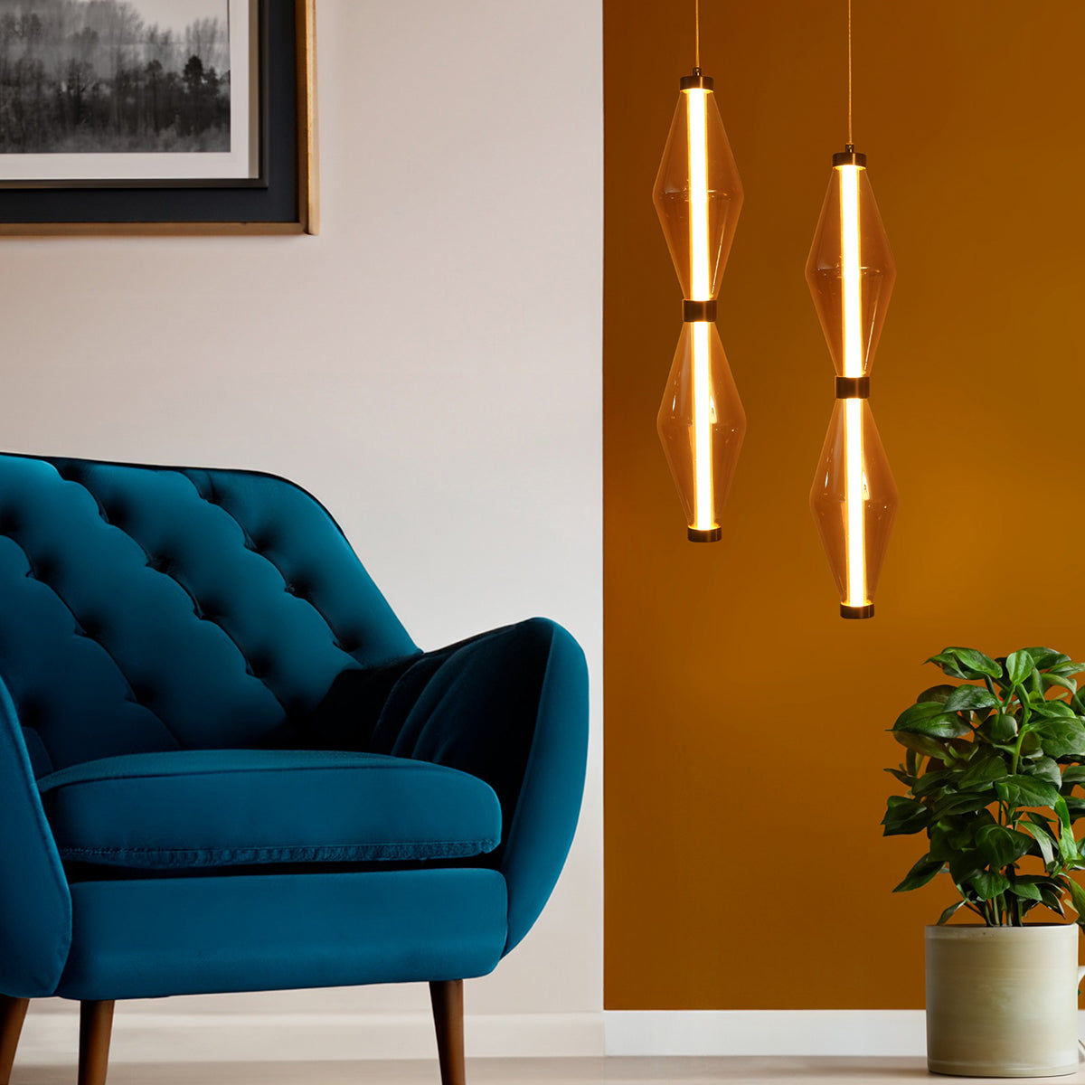 Buy Busy Day Double LED Pendant Light Interior Lights