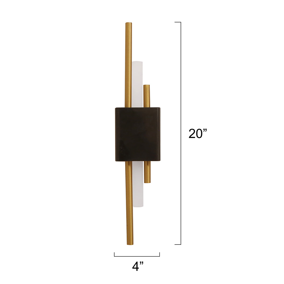 Buy Carrara Black Marble LED Wall Light Online