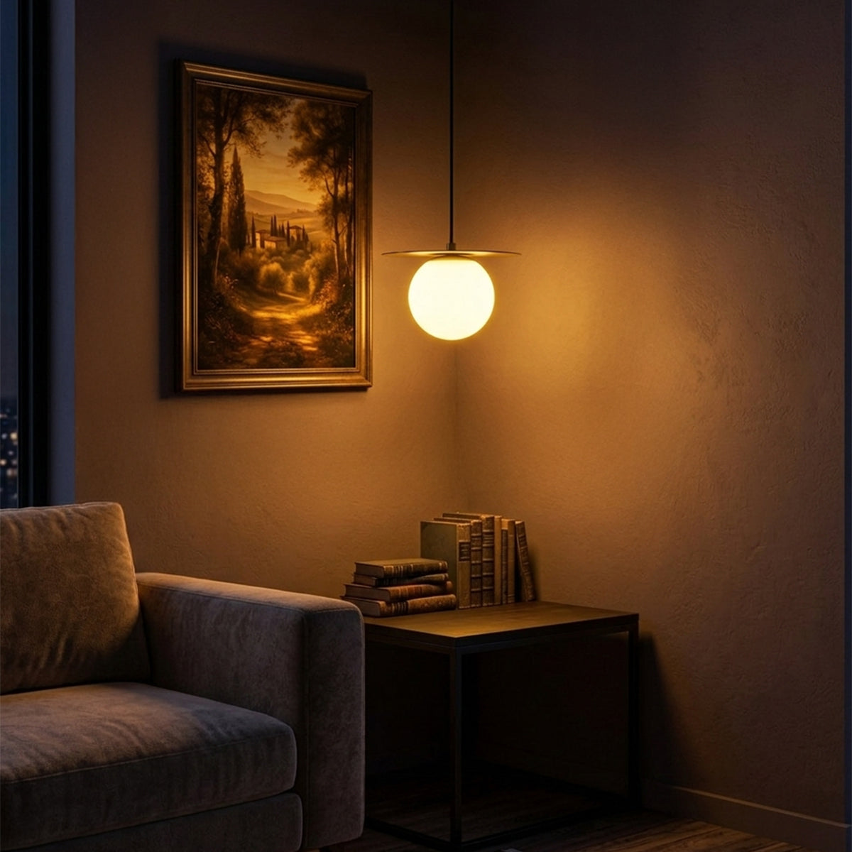 Buy Classy Marble LED Pendant Light livingroom