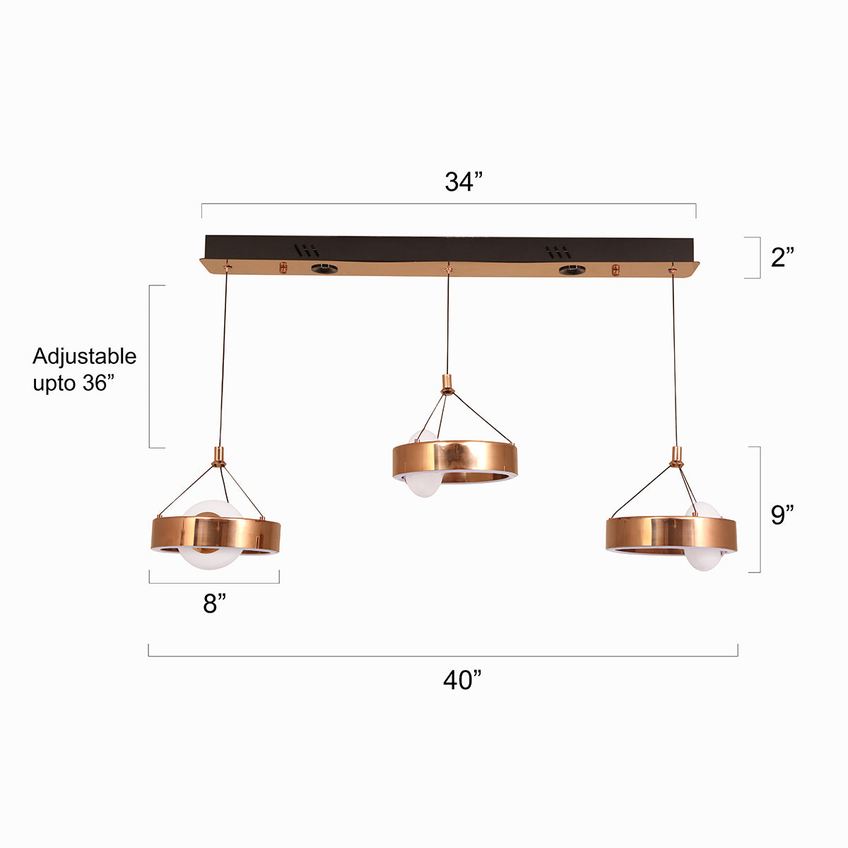 Buy Clear Day Smart (Dimmable &amp; Remote) LED Chandelier Bangalore