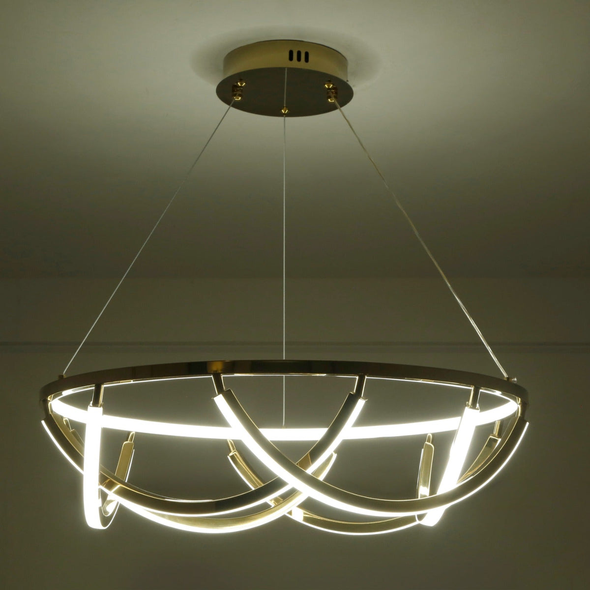 Buy Close Bond Gold ( 3 Colour ) LED Chandelier Bangalore