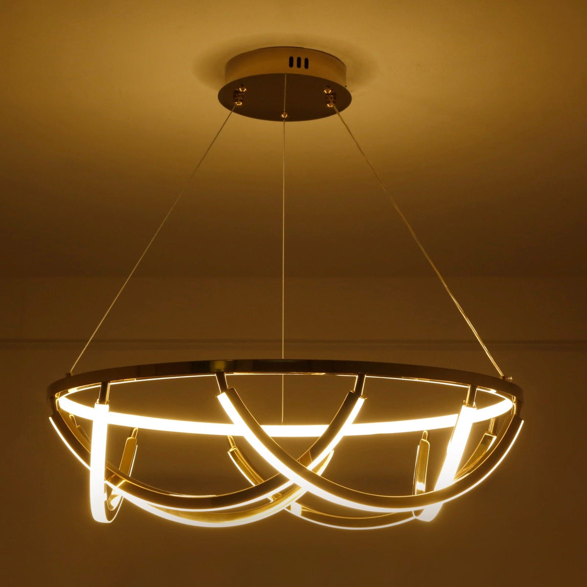 Buy Close Bond Gold ( 3 Colour ) LED Chandelier Modern Design