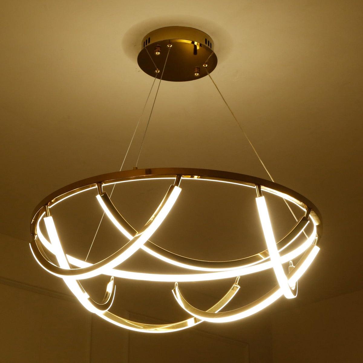 Buy Close Bond Gold ( 3 Colour ) LED Chandelier online