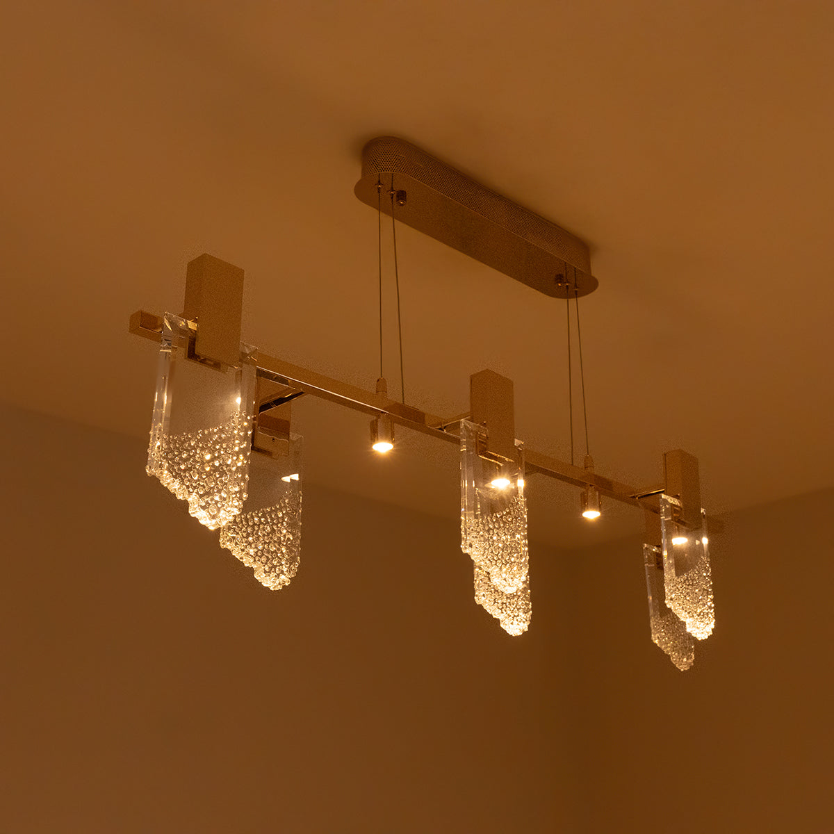 Buy Crystal Cove Long LED Chandelier home online