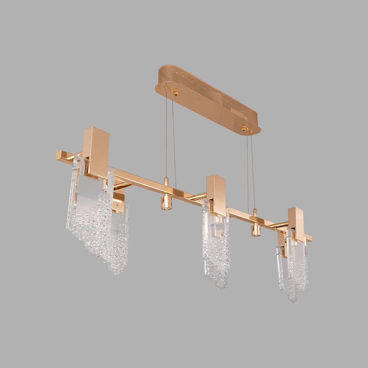 Buy Crystal Cove Long LED Chandelier size