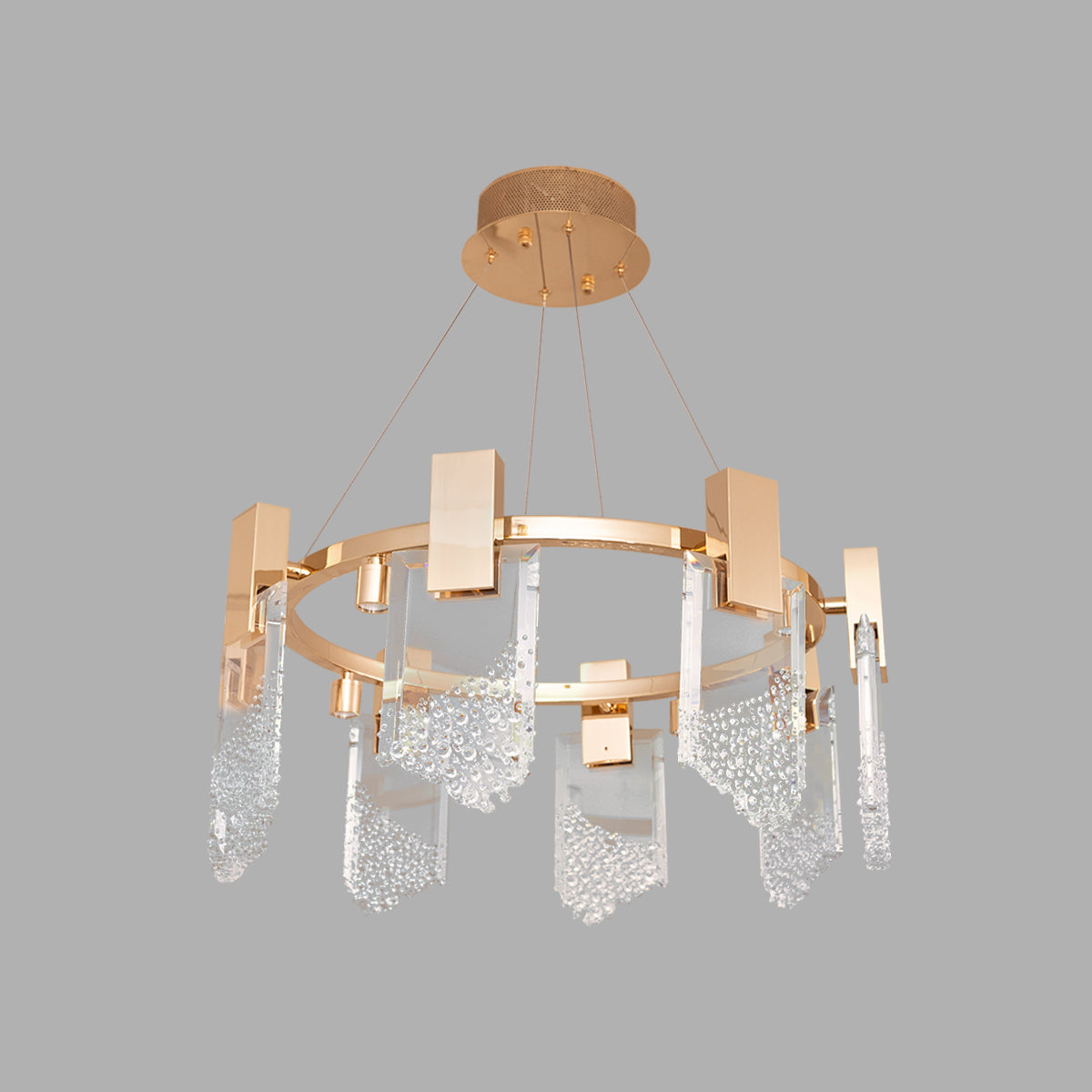 Buy Crystal Cove Round LED Chandelier bangalore