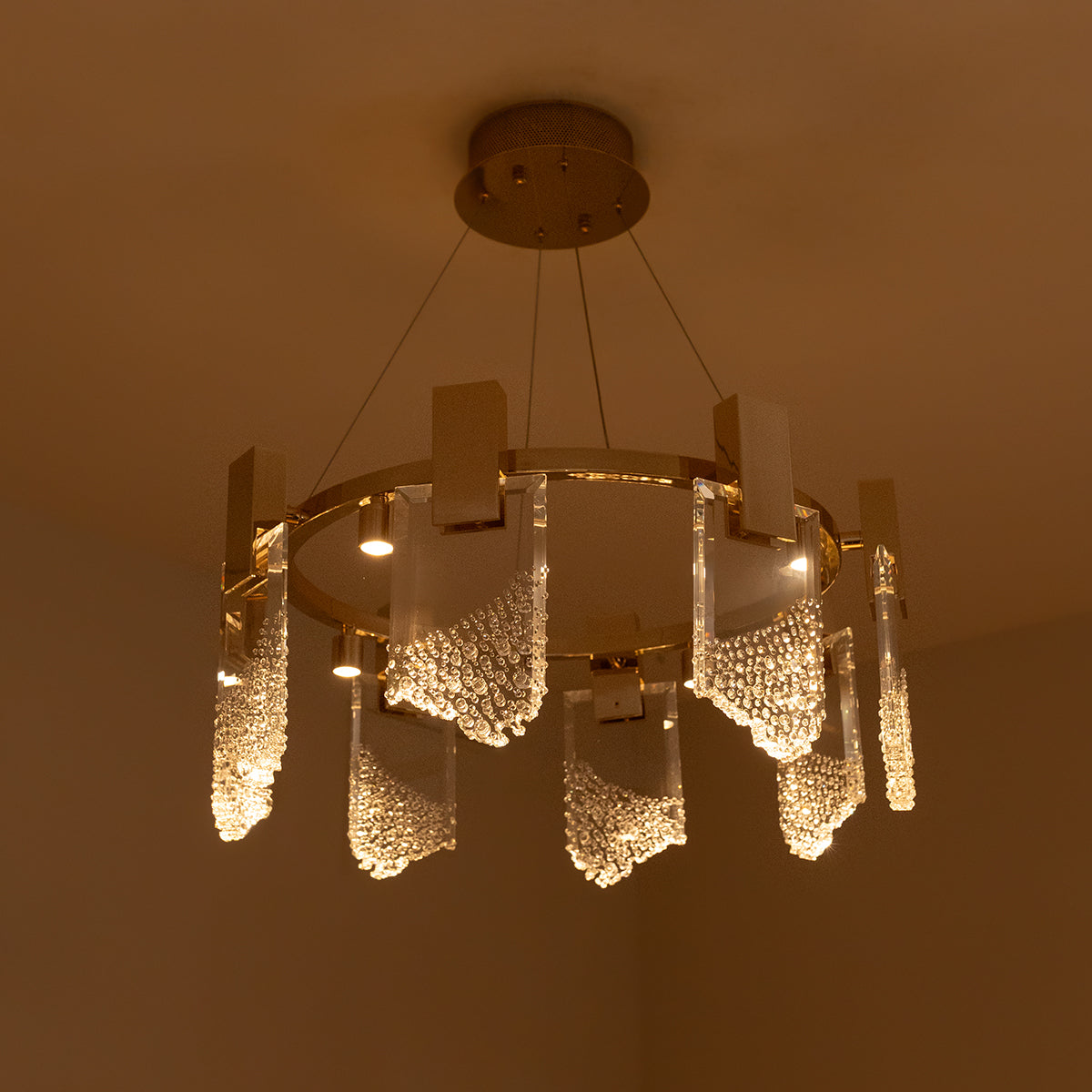 Buy Crystal Cove Round LED Chandelier home online