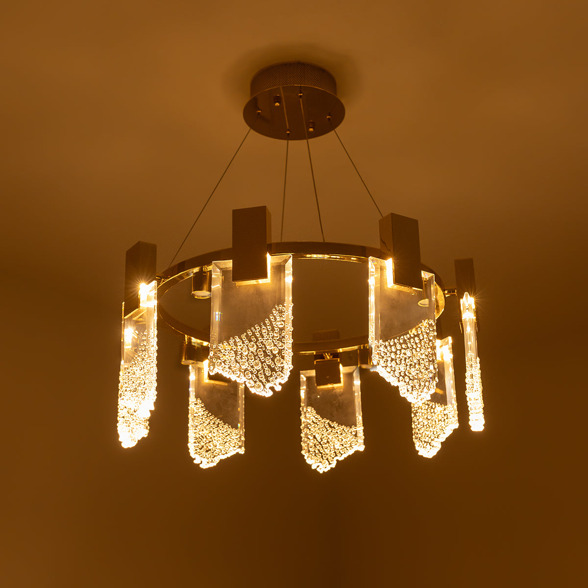 Buy Crystal Cove Round LED Chandelier living