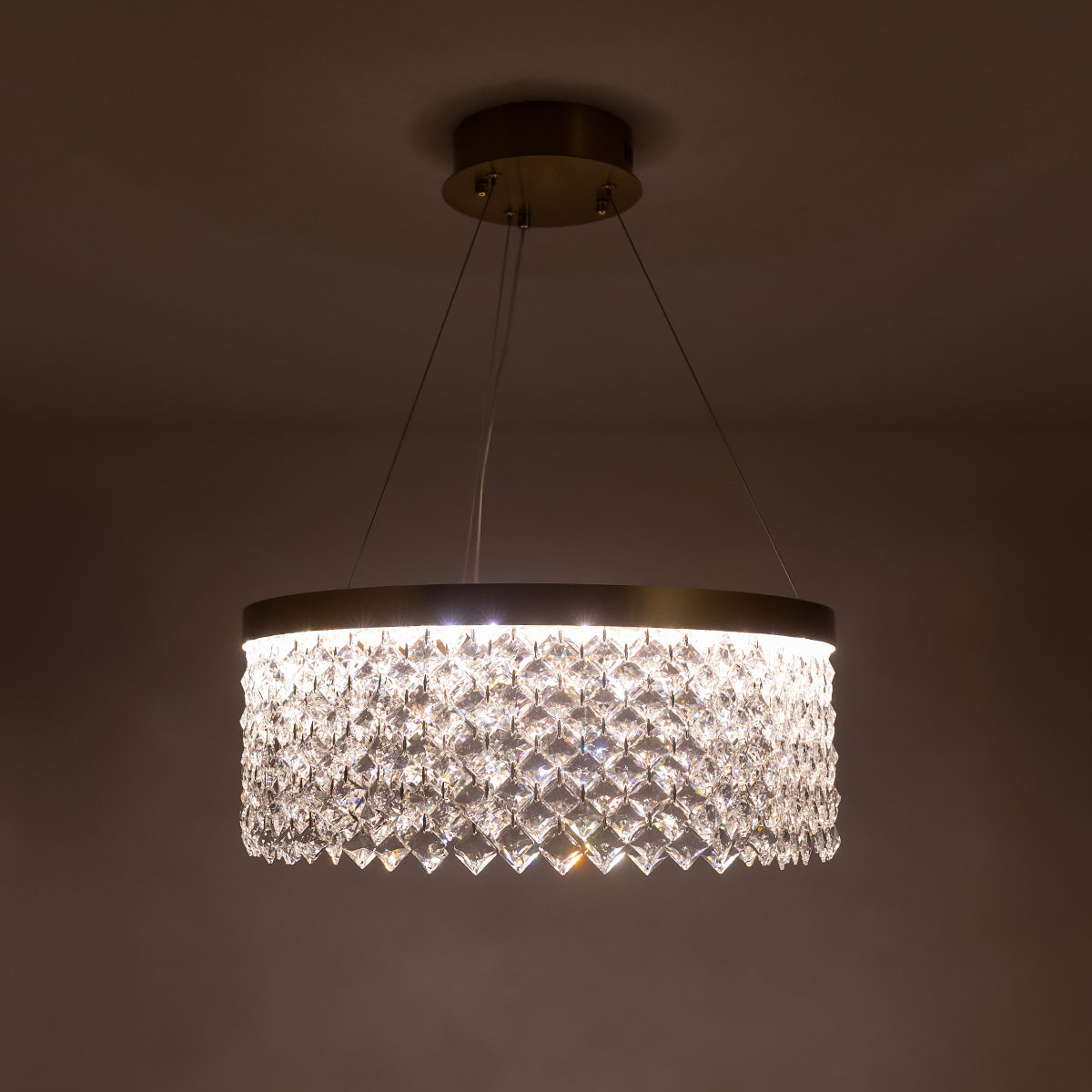 Buy Crystal Lake 500mm Dimmable_Remote LED Chandelier Interior Lights