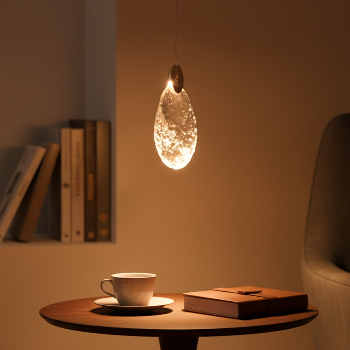 Buy Crystal Leaf LED Pendant Light Bangalore
