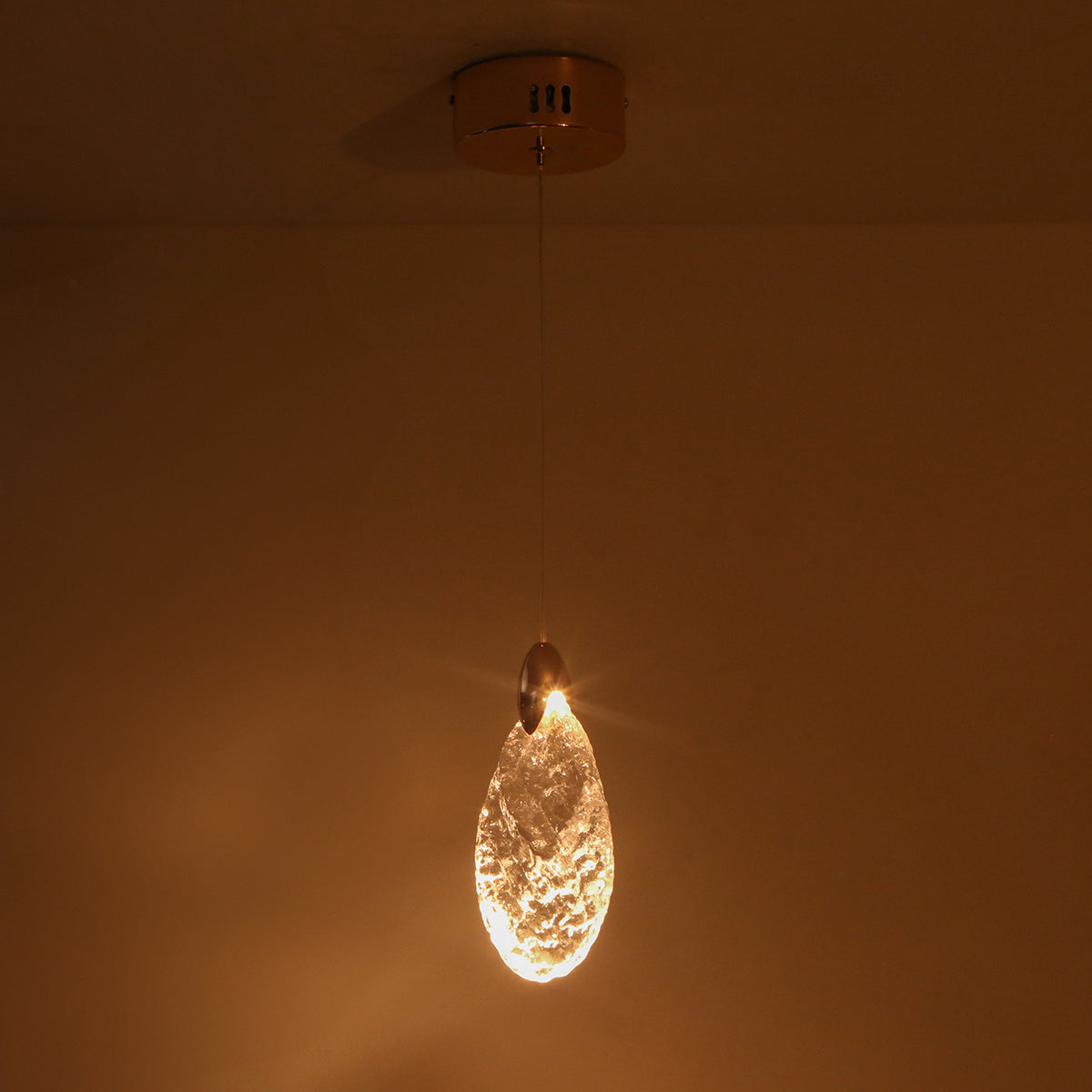 Buy Crystal Leaf LED Pendant Light Interior Lights
