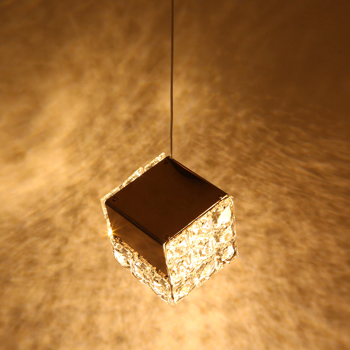 Buy Crystal Maze Rose Gold (3 Colour) LED Pendant Light Living Room