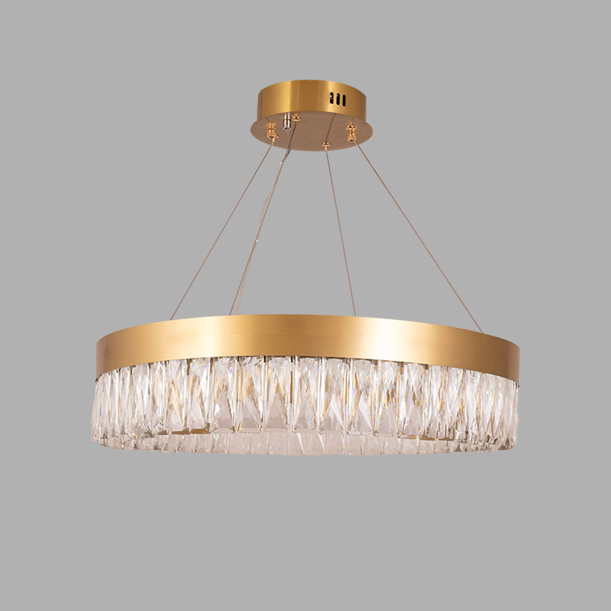 Buy Crystal Ring 600mm Dimmable Remote LED Chandelier Interior home 