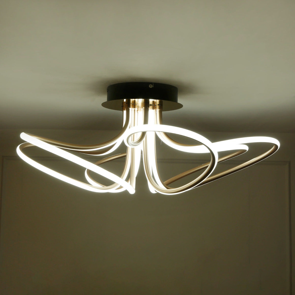 Buy Dancing with Stars (3 Colour Light) LED Chandelier Flush mount