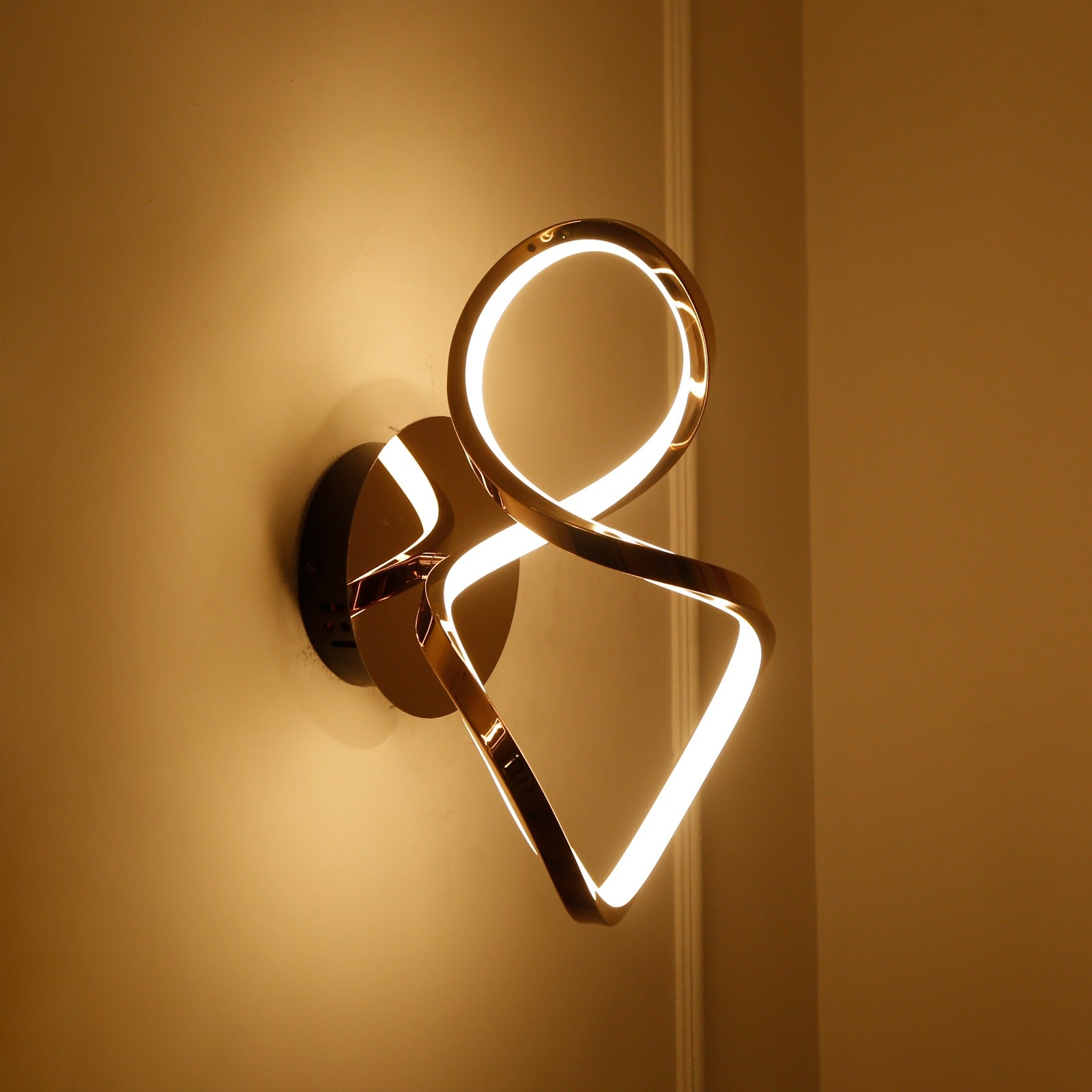 Shop Dancing Queen Rose Gold LED Wall Light Sconce