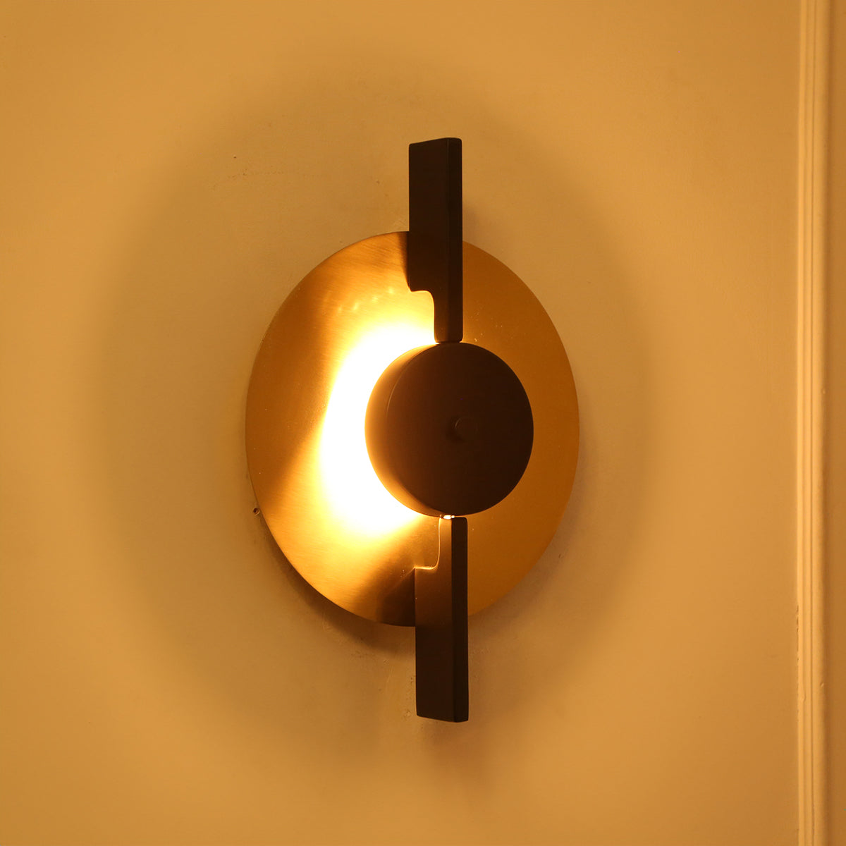 Buy Divine Black Gold LED Wall Light Online