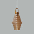 Earthy Amber Long Pendant Light