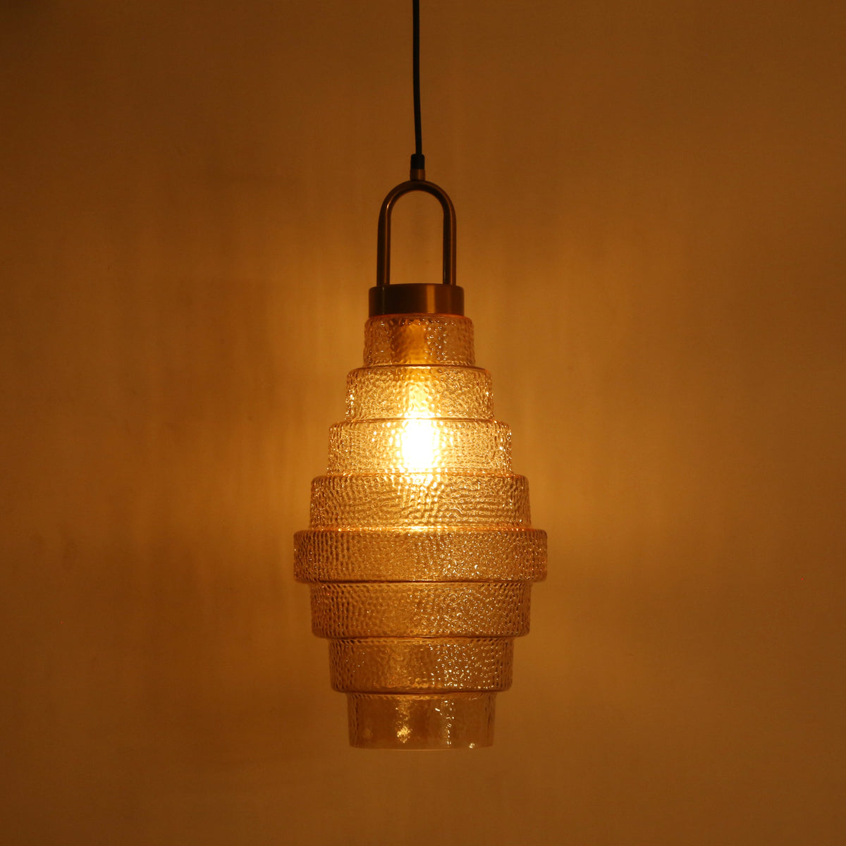 Buy Earthy Amber Long Pendant Light Online