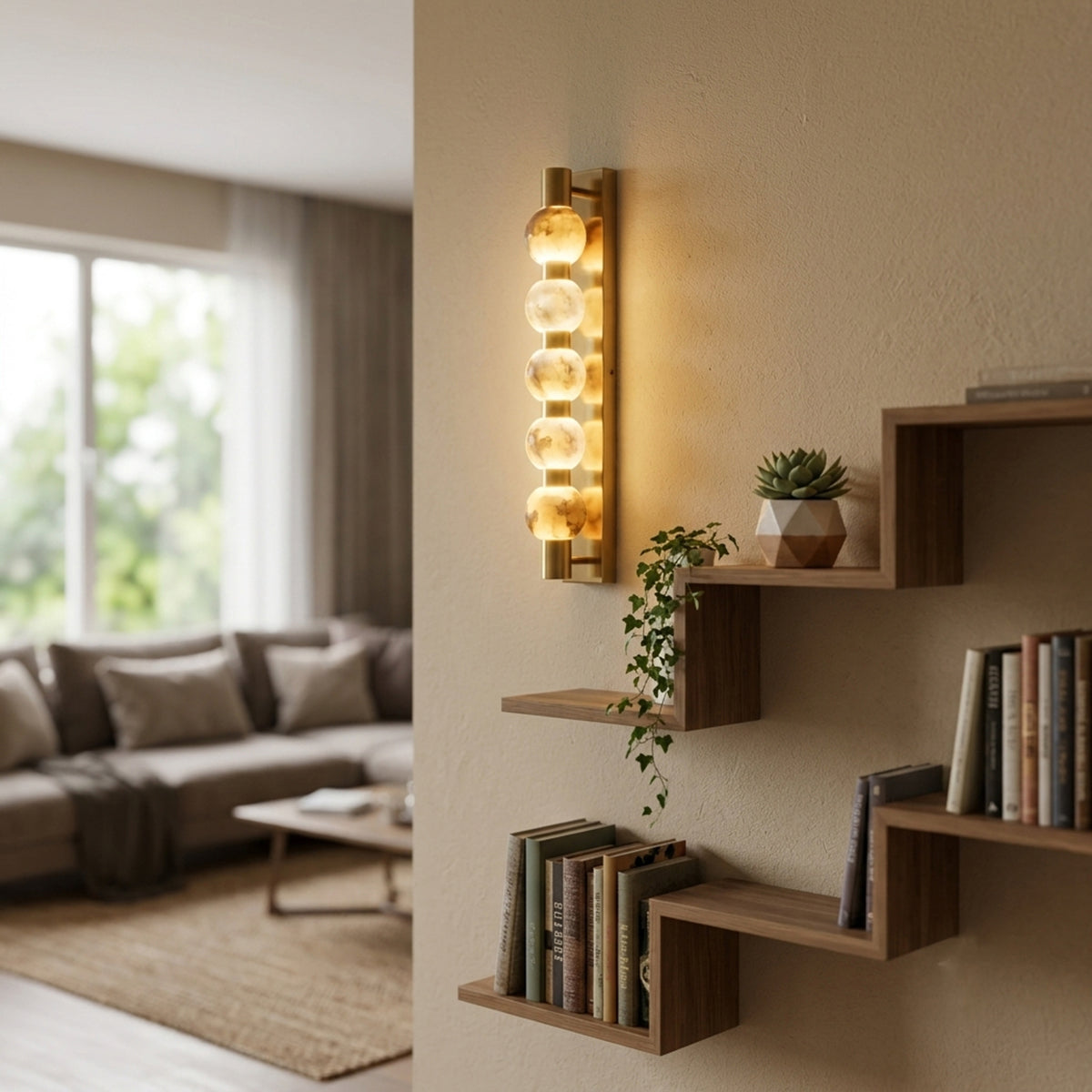 Buy Easy on eyes Marble LED Wall Light bangalore