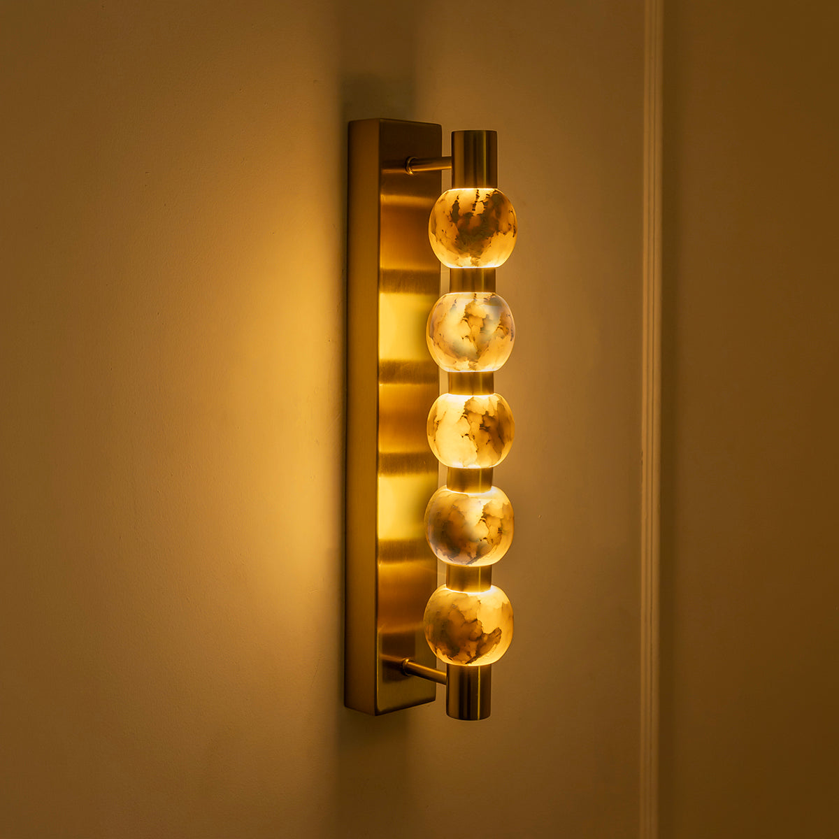 Buy Easy on eyes Marble LED Wall Light livingroom