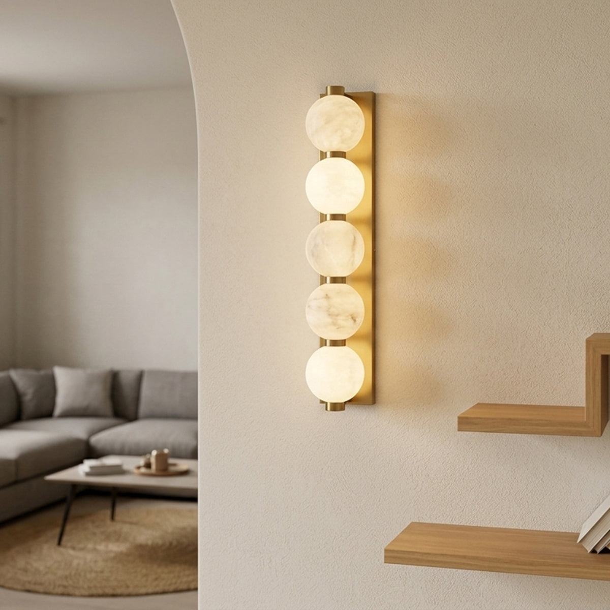 Buy Easy on eyes Marble LED Wall Light online