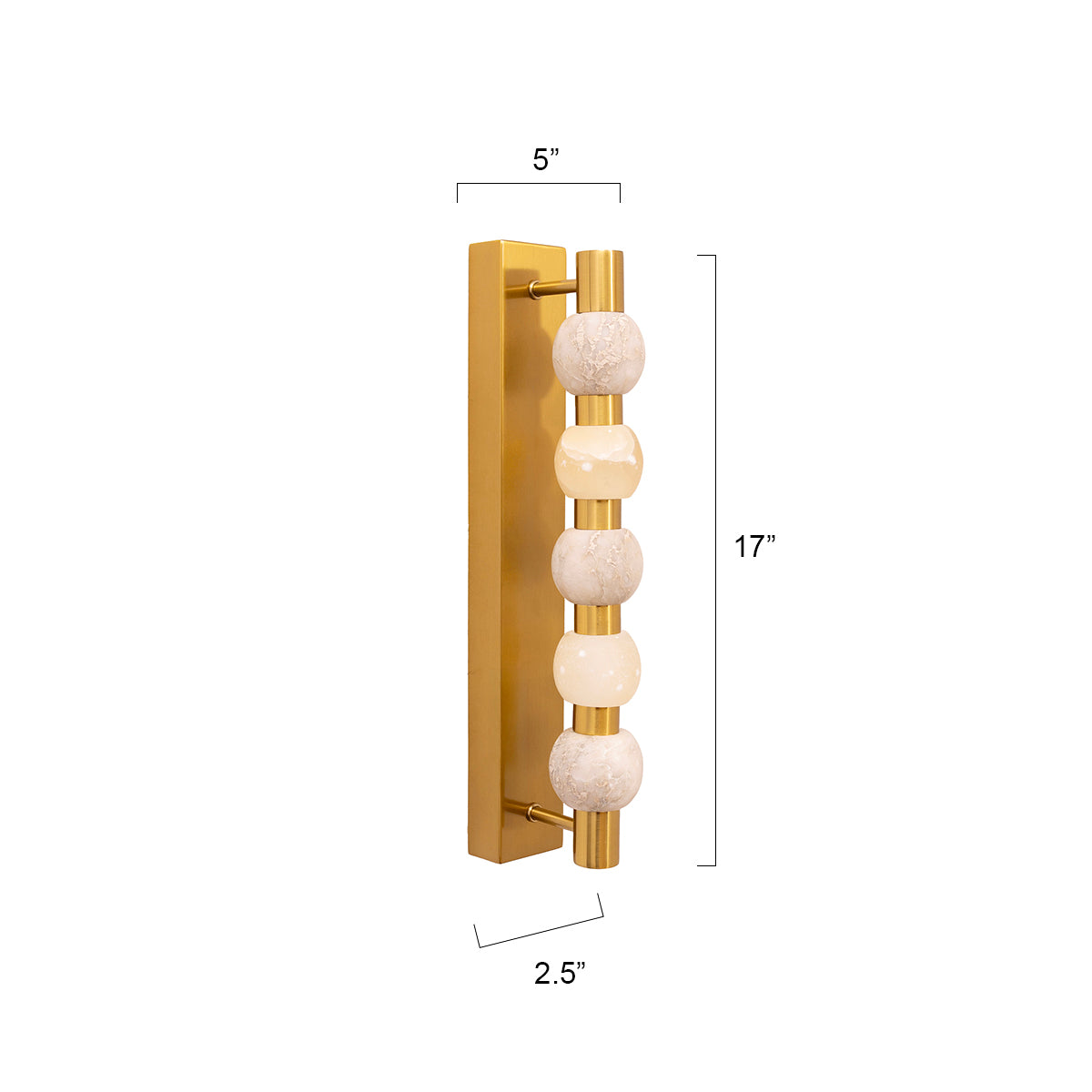 Buy Easy on eyes Marble LED Wall Light size