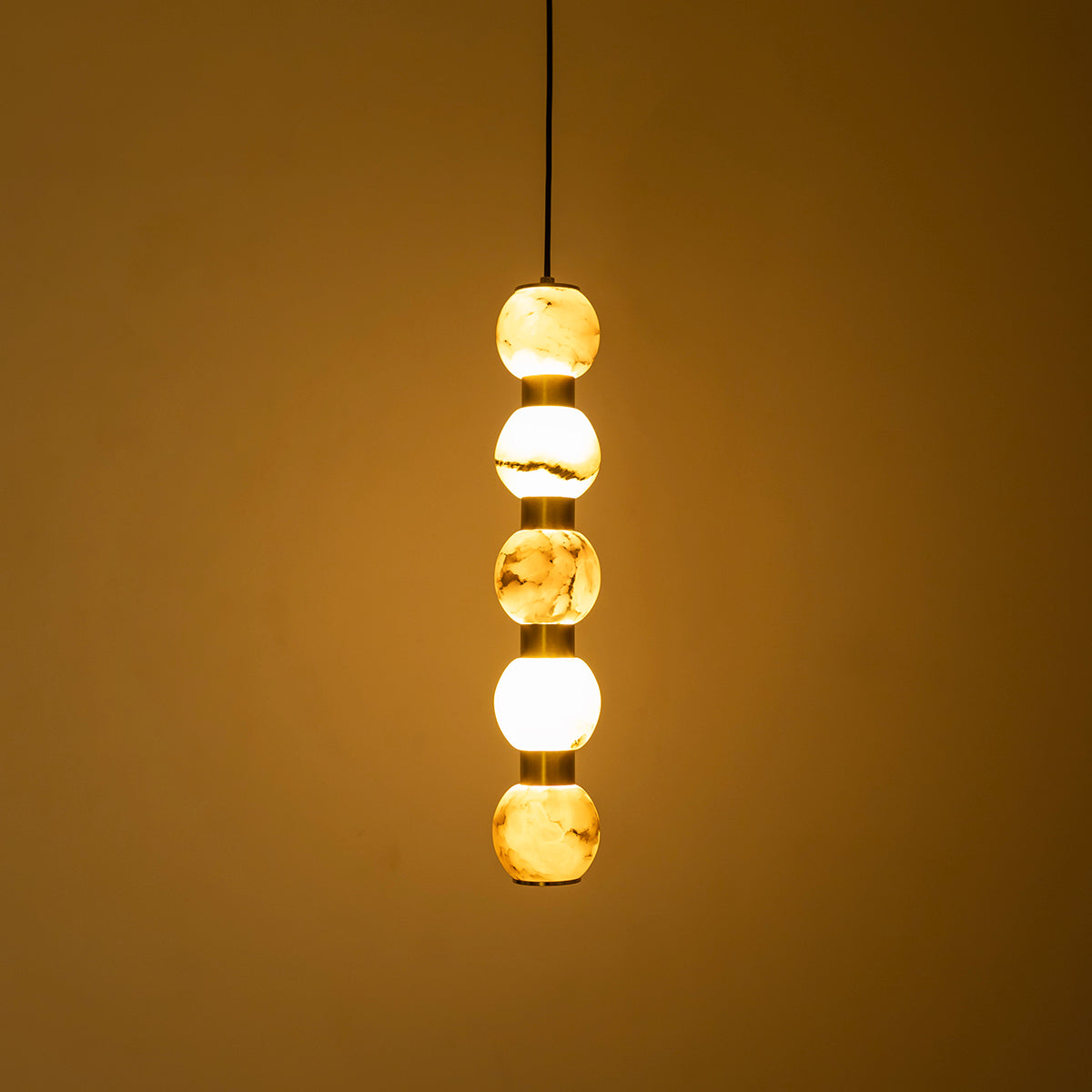 Buy Easy on eyes long marble LED Pendant light home