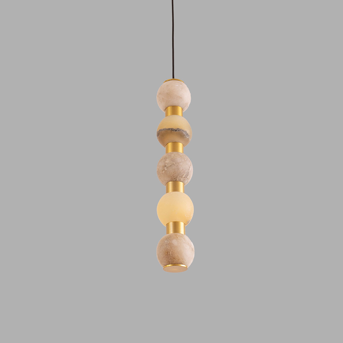 Buy Easy on eyes long marble LED Pendant light home
