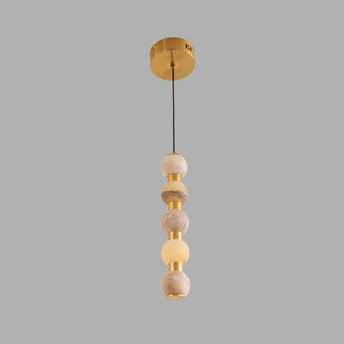Buy Easy on eyes long marble LED Pendant light online