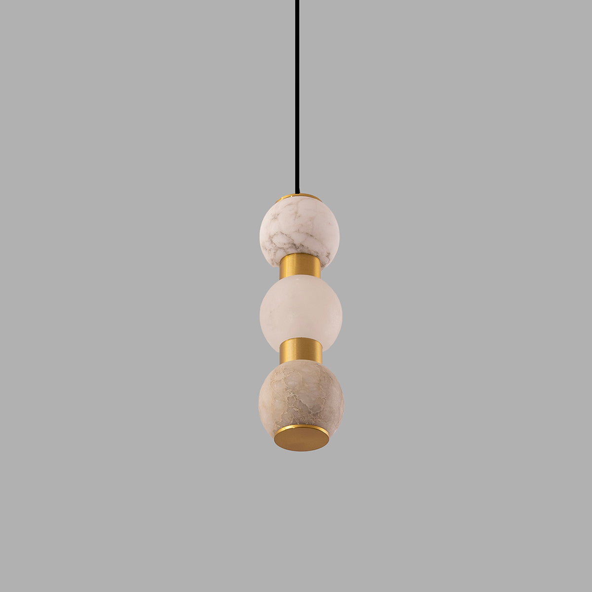 Buy Easy on eyes sleek marble LED Pendant light homeonline