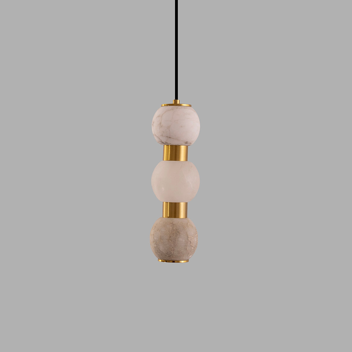 Buy Easy on eyes sleek marble LED Pendant light home