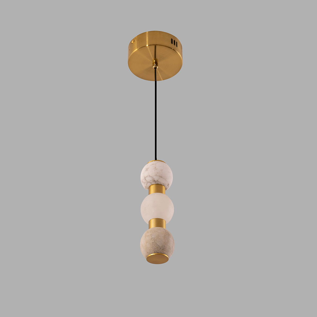 Easy on Eyes Sleek Marble LED Pendant light