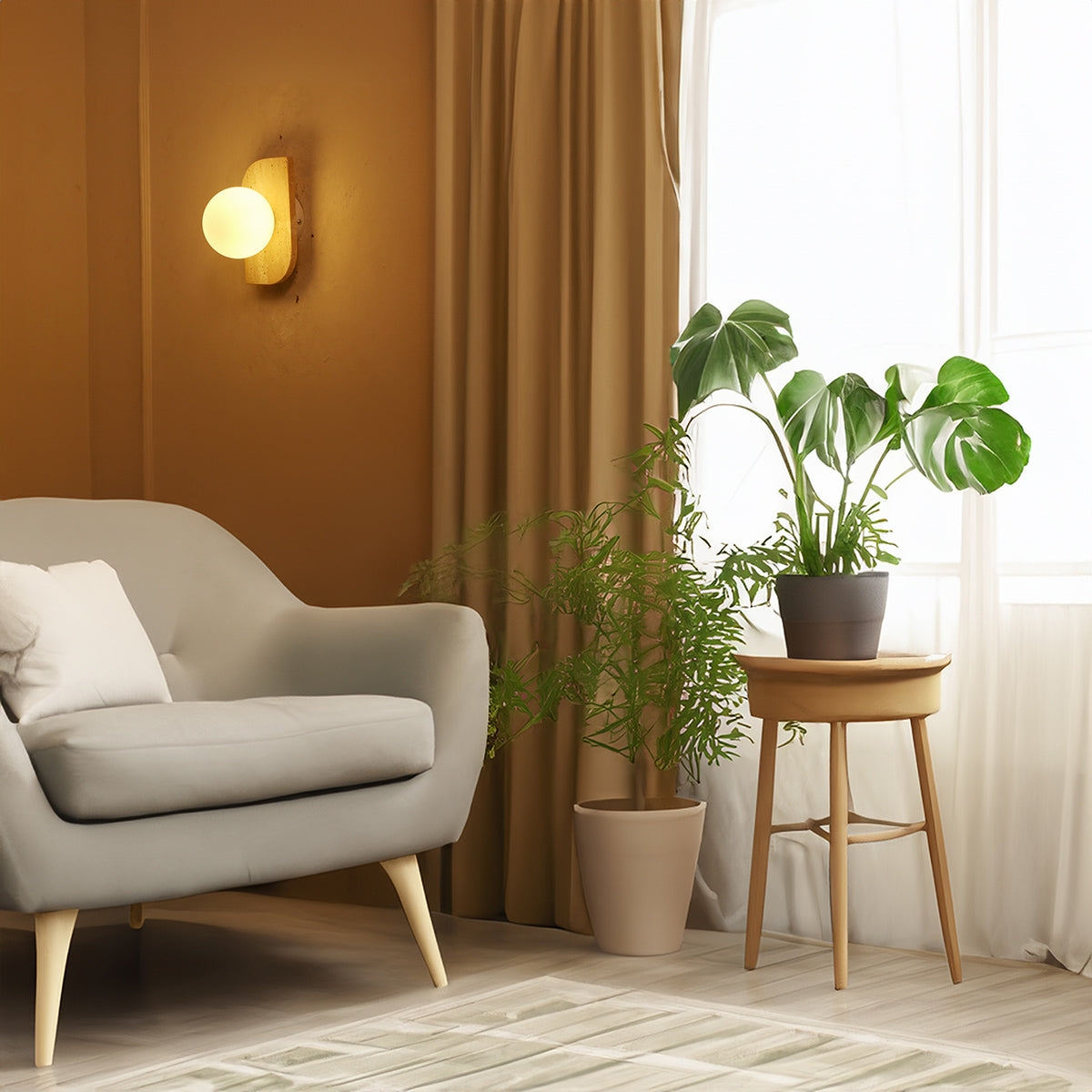 Buy Elements Single LED Wall Light Bangalore