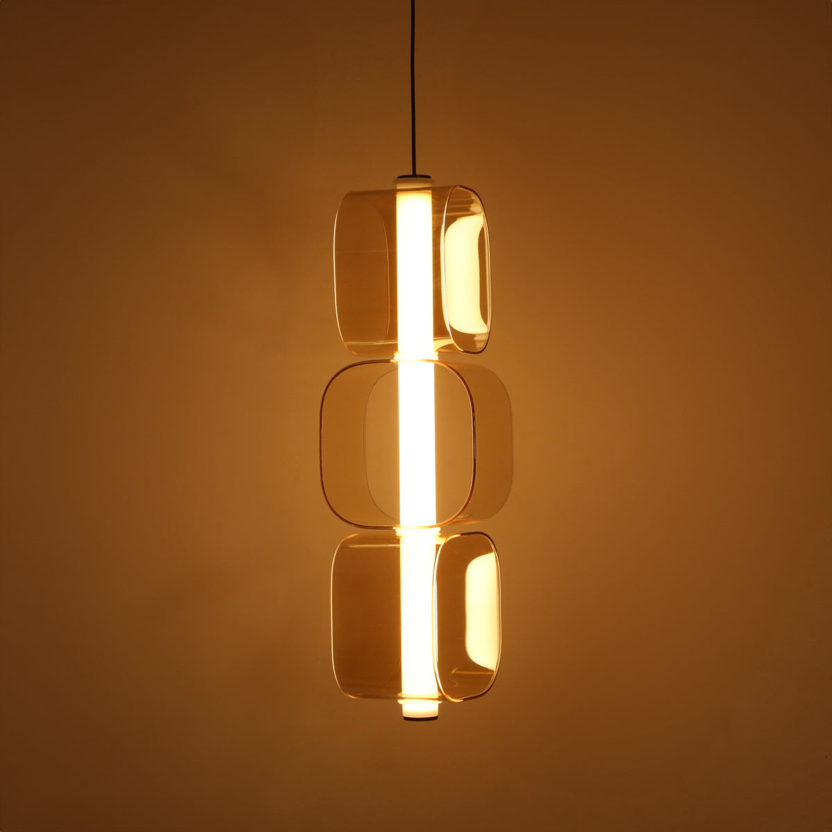 Shop Elvis Amber LED Pendant Light Living Room
