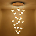 Europa Marble LED Double Height Chandelier