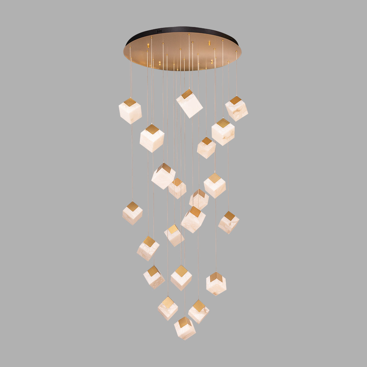 Buy Europa Marble LED Double Height Chandelier online