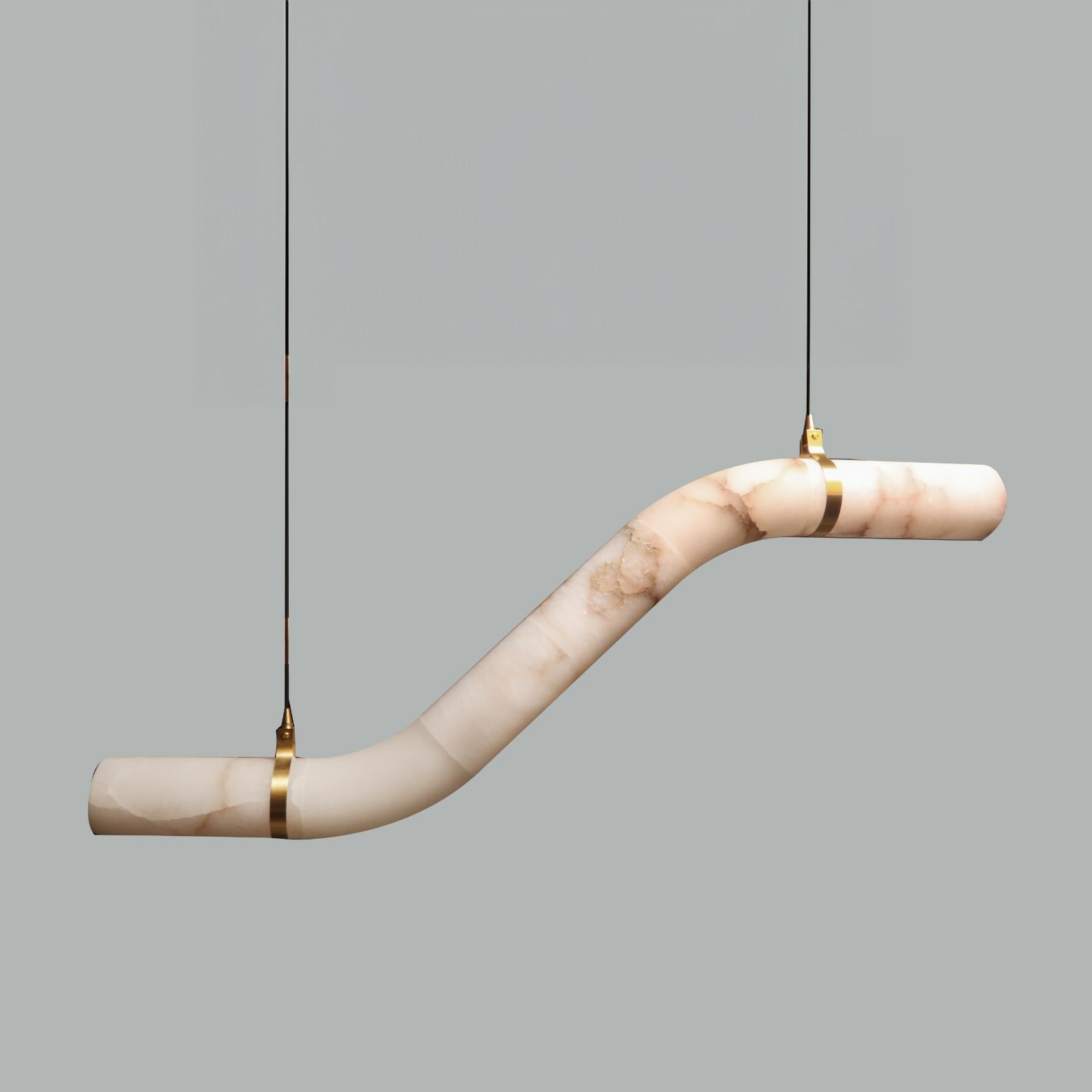 Shop Exclusive Spanish Marble LED Chandelier Dining Room