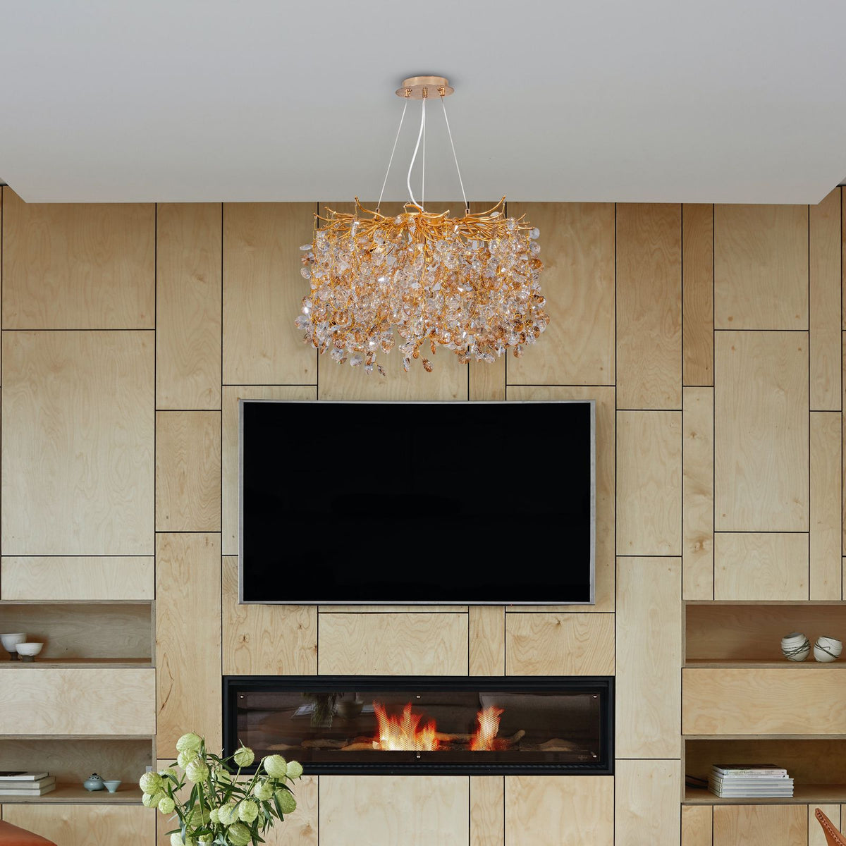 Buy Falling Raindrops 600mm LED Chandelier Living Room