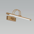 Fanfare Brass Medium LED Mirror & Picture Light