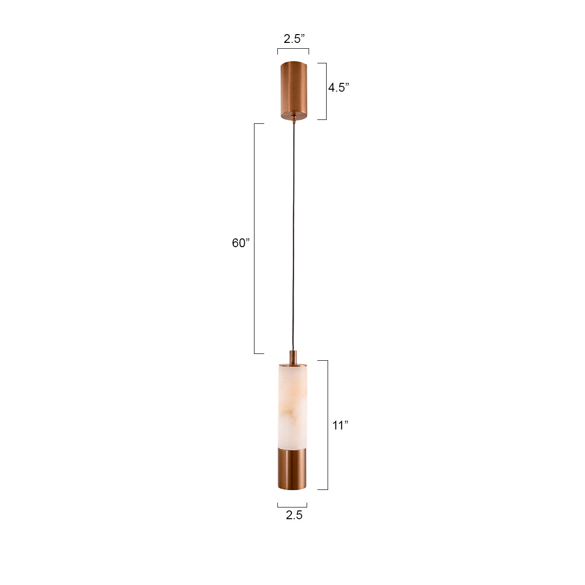 Buy Finding Love Marble LED Pendant Light size