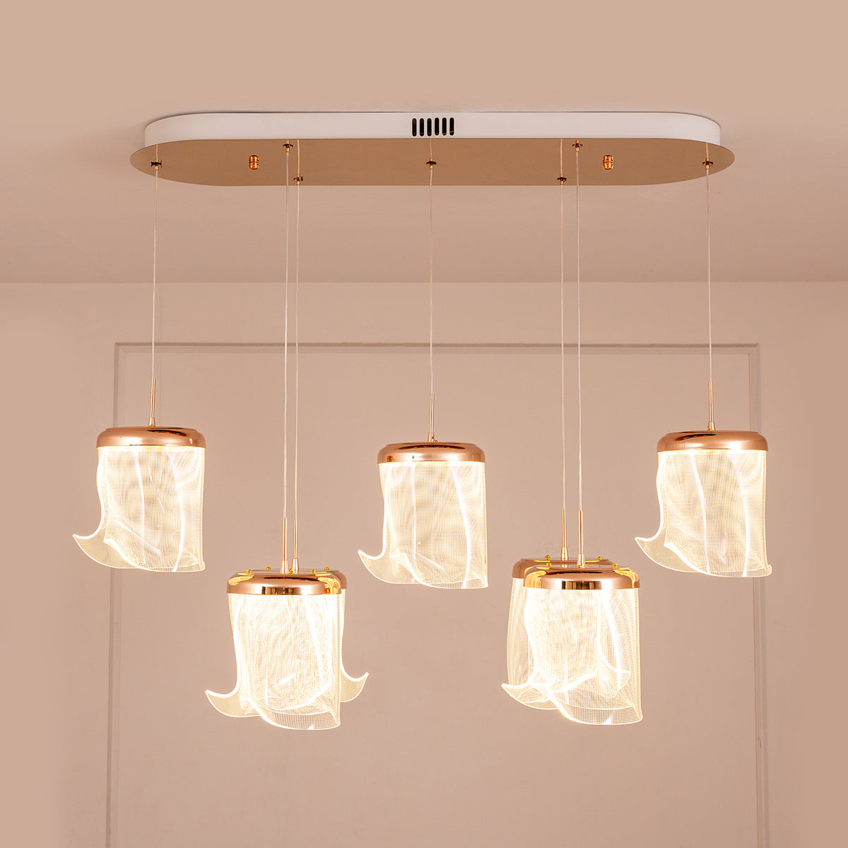 Buy Floating Veils  3 Colour LED Chandelier 