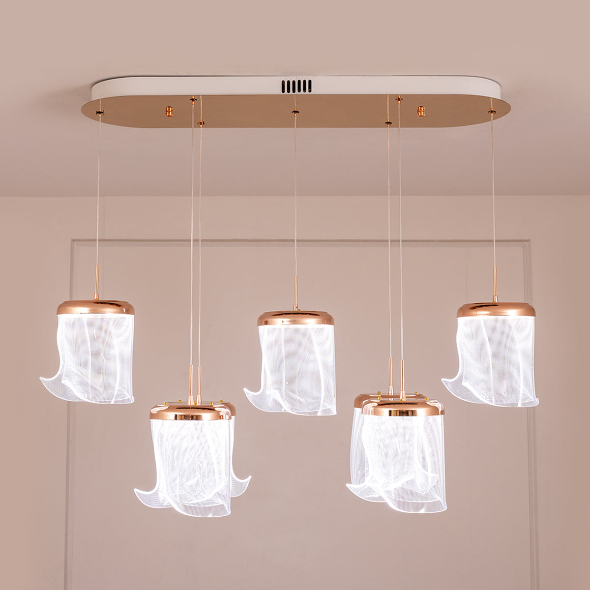 Buy Floating Veils 3 Colour LED Chandelier home