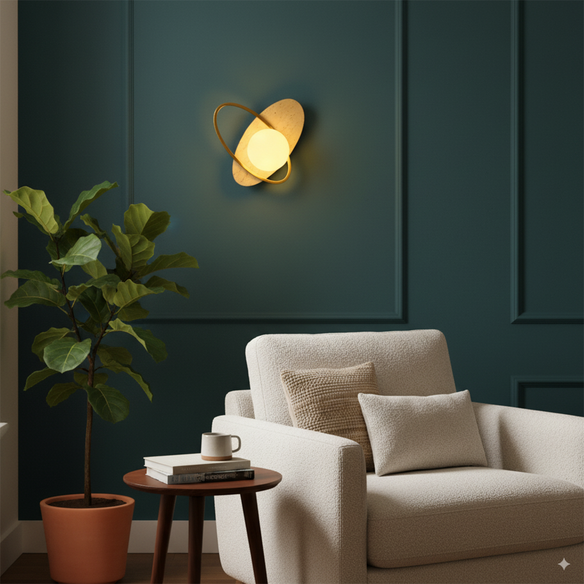 Buy Fun Loving Travertine LED Wall Light Bangalore