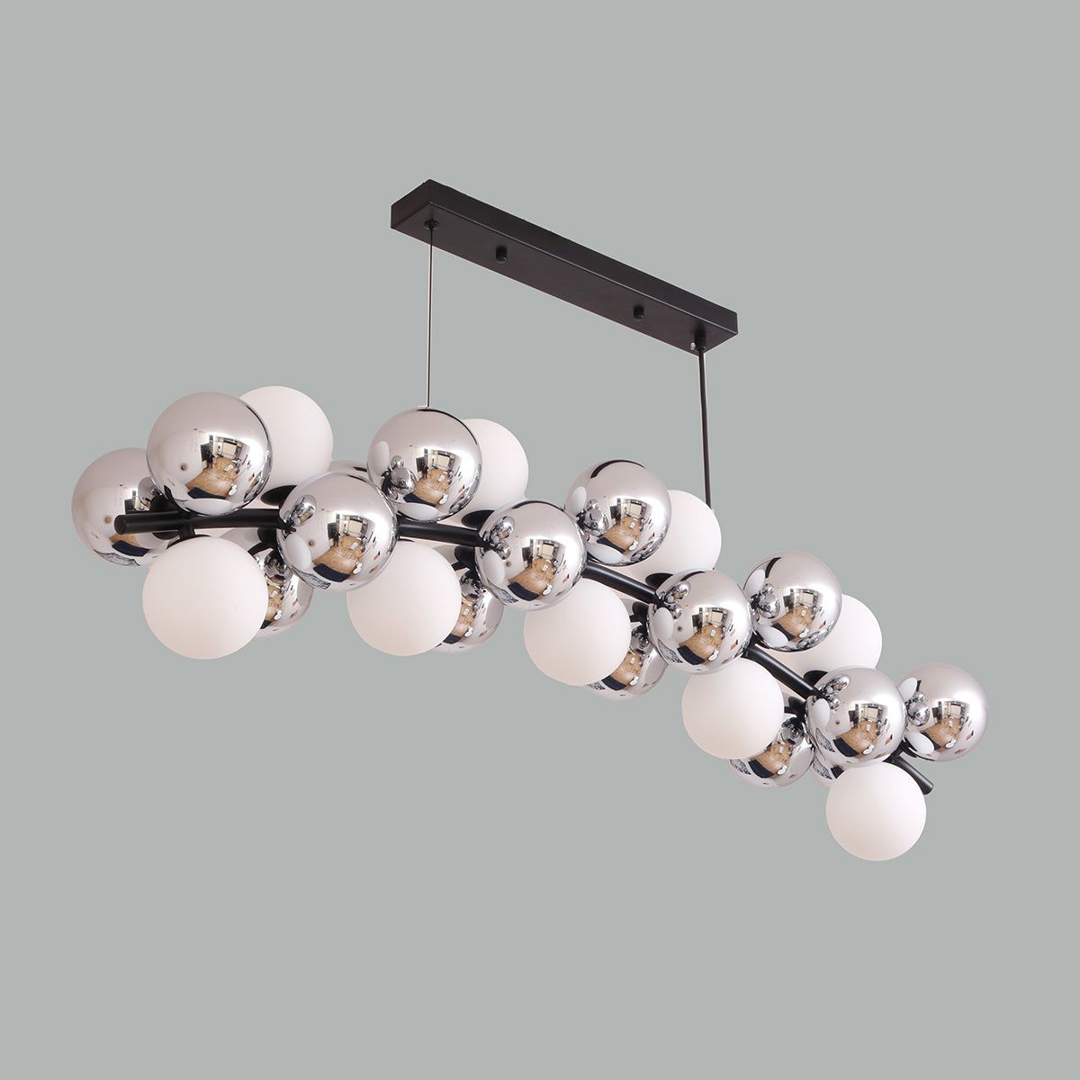 Gentle Sun Long LED Chandelier for Modern Dining | Light & Living
