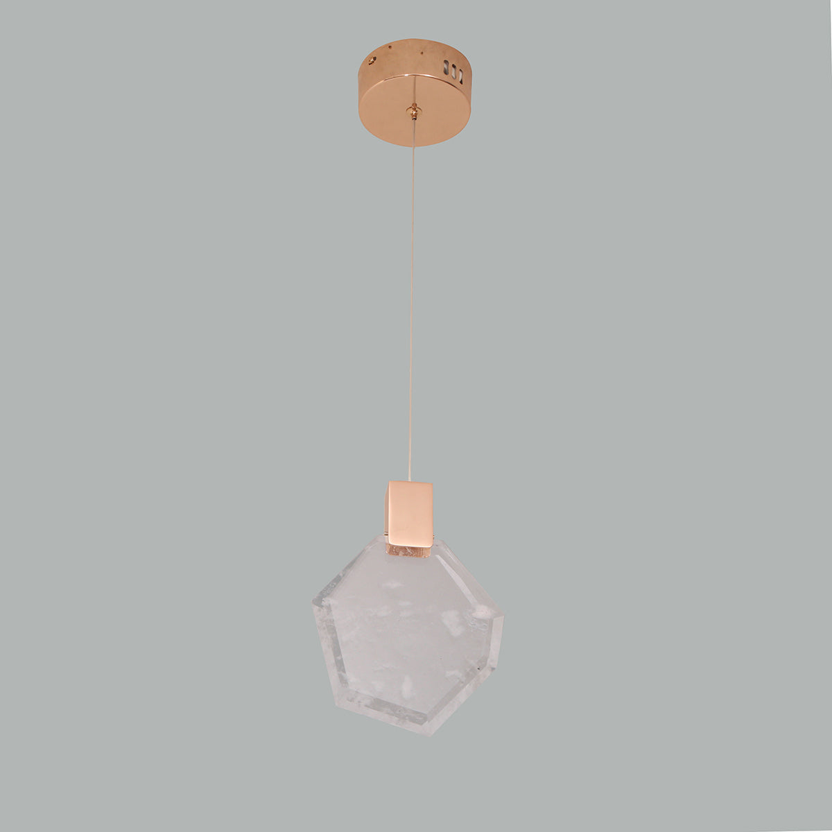 Buy Glacier Rose Gold LED Pendant Light Living Room